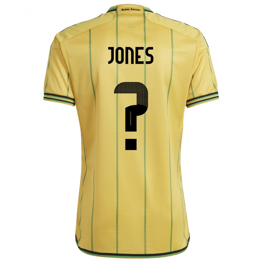Kobiety Jamajka Rachel Jones #0 Żółty Domowa Koszulka 24-26 Koszulki Klubowe