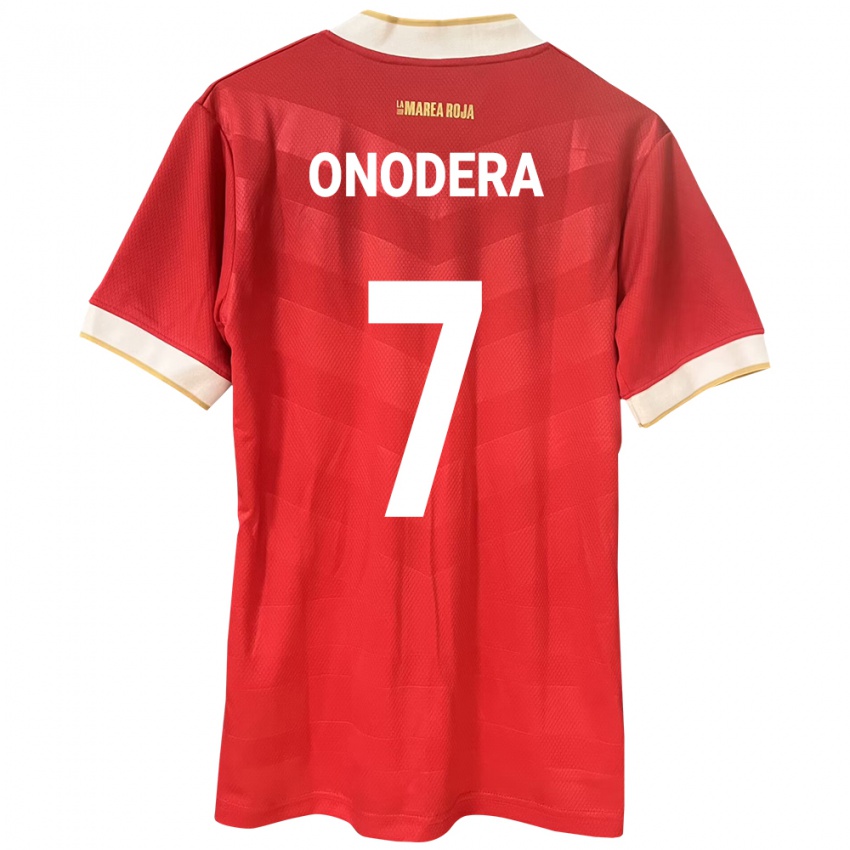 Kobiety Panama Alison Onodera #7 Czerwony Domowa Koszulka 24-26 Koszulki Klubowe