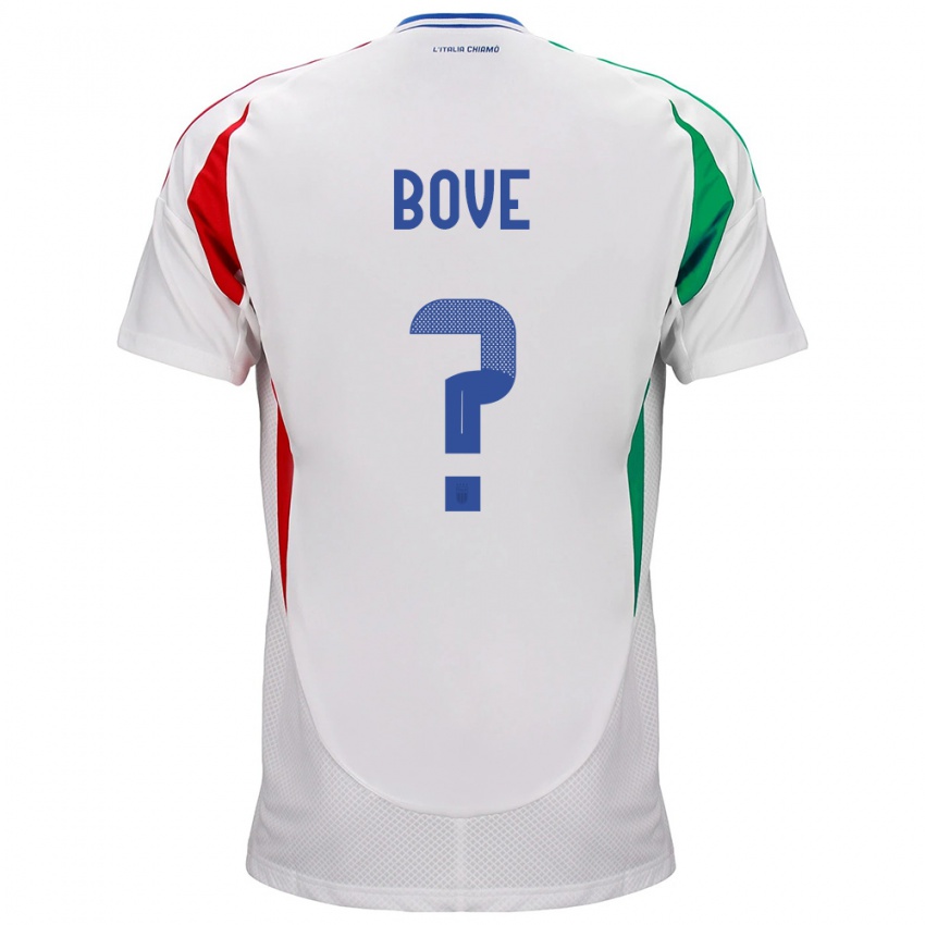 Kobiety Włochy Edoardo Bove #0 Biały Wyjazdowa Koszulka 24-26 Koszulki Klubowe