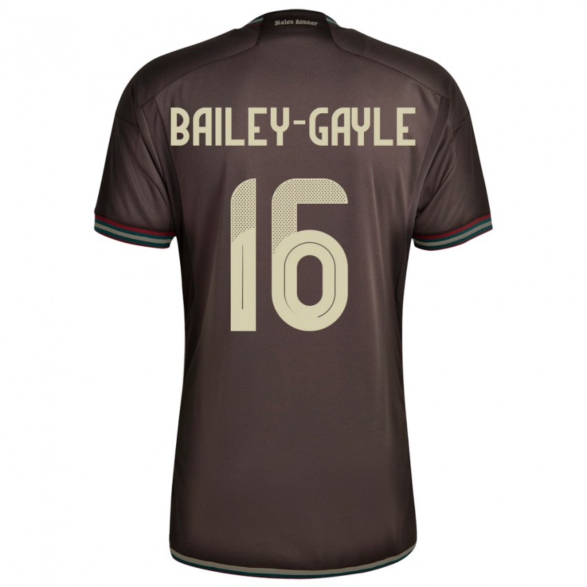 Kobiety Jamajka Paige Bailey-Gayle #16 Nocny Brąz Wyjazdowa Koszulka 24-26 Koszulki Klubowe