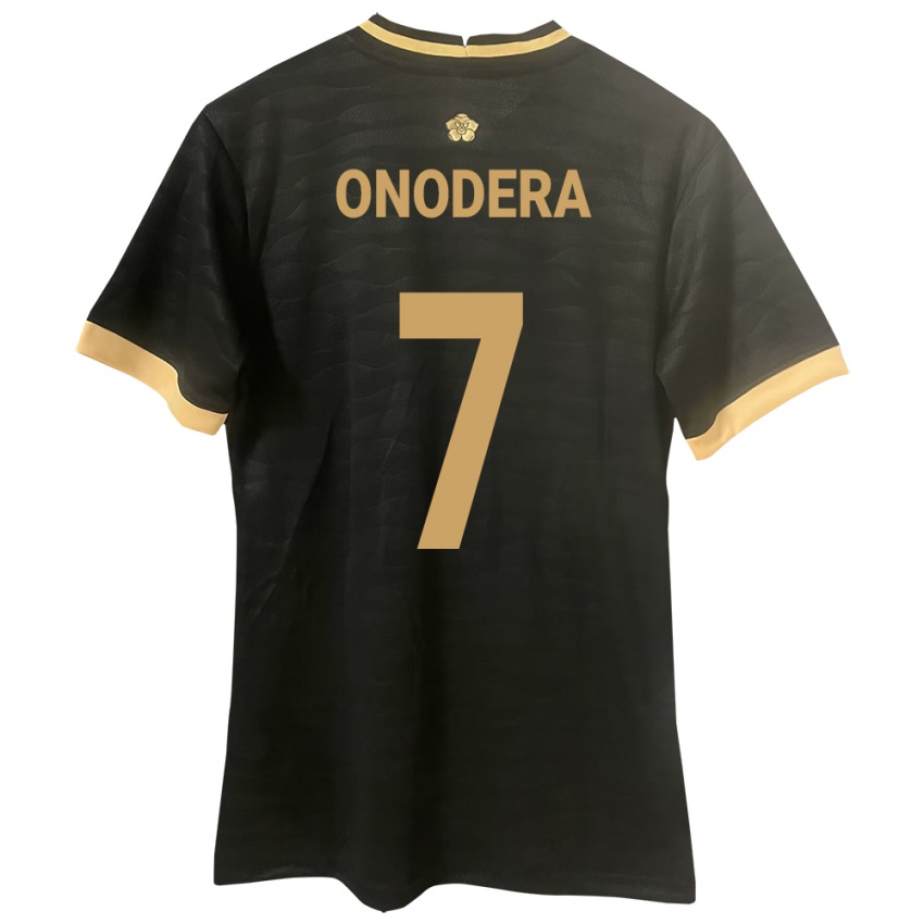 Kobiety Panama Alison Onodera #7 Czarny Wyjazdowa Koszulka 24-26 Koszulki Klubowe