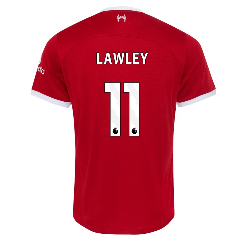 Dzieci Melissa Lawley #11 Czerwony Domowa Koszulka 2023/24 Koszulki Klubowe