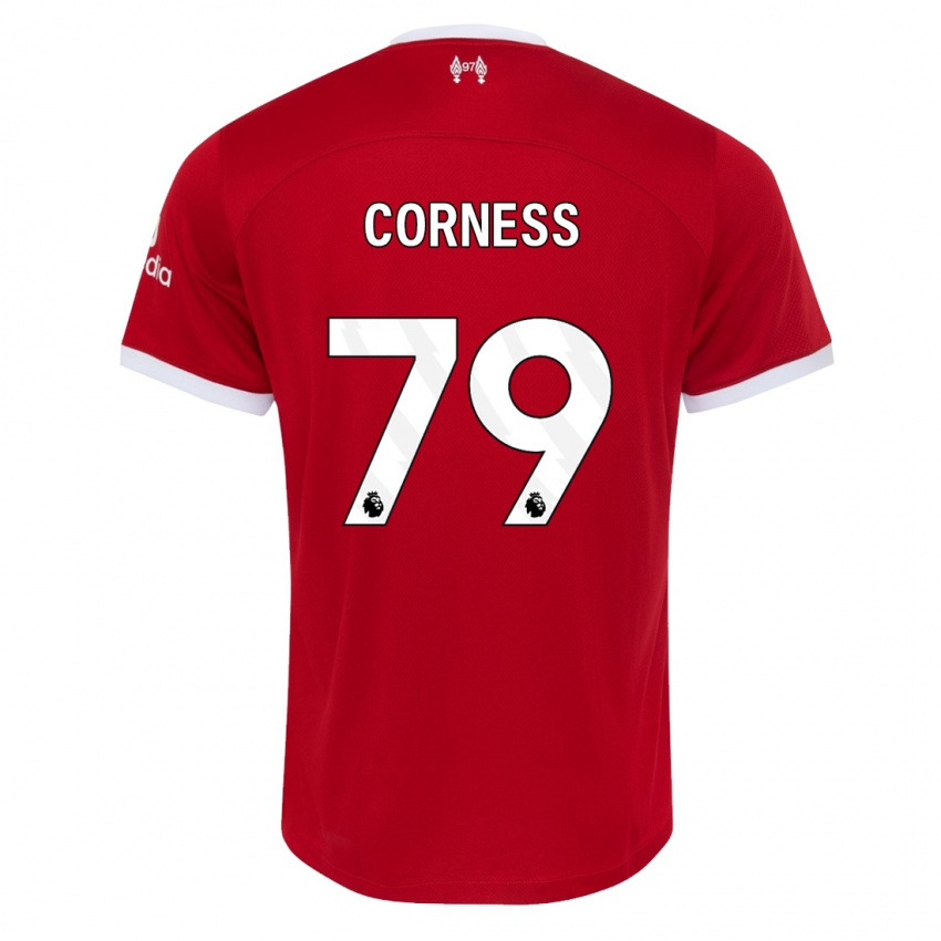 Dzieci Dominic Corness #79 Czerwony Domowa Koszulka 2023/24 Koszulki Klubowe