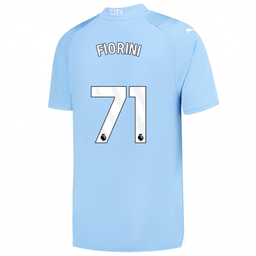 Dzieci Lewis Fiorini #71 Jasny Niebieski Domowa Koszulka 2023/24 Koszulki Klubowe