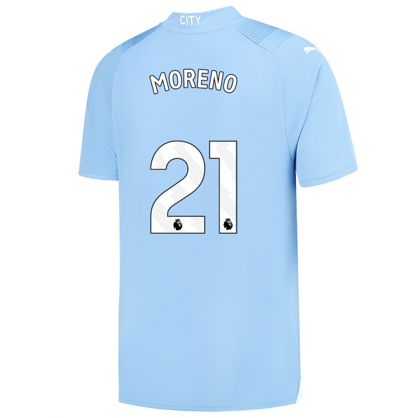 Dzieci Marlos Moreno #21 Jasny Niebieski Domowa Koszulka 2023/24 Koszulki Klubowe