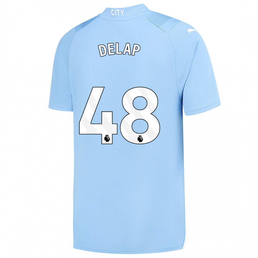 Dzieci Liam Delap #48 Jasny Niebieski Domowa Koszulka 2023/24 Koszulki Klubowe