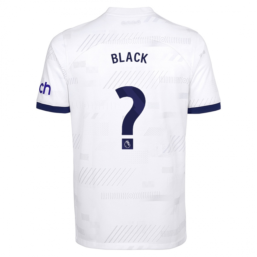 Dzieci Leo Black #0 Biały Domowa Koszulka 2023/24 Koszulki Klubowe