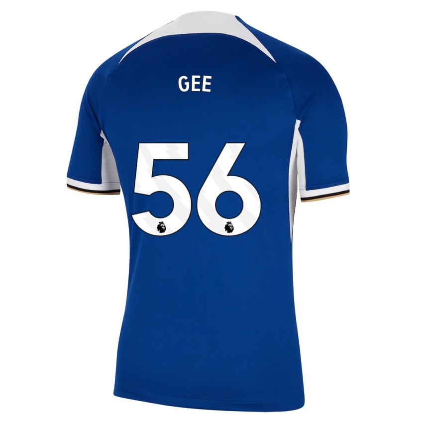 Dzieci Billy Gee #56 Niebieski Domowa Koszulka 2023/24 Koszulki Klubowe