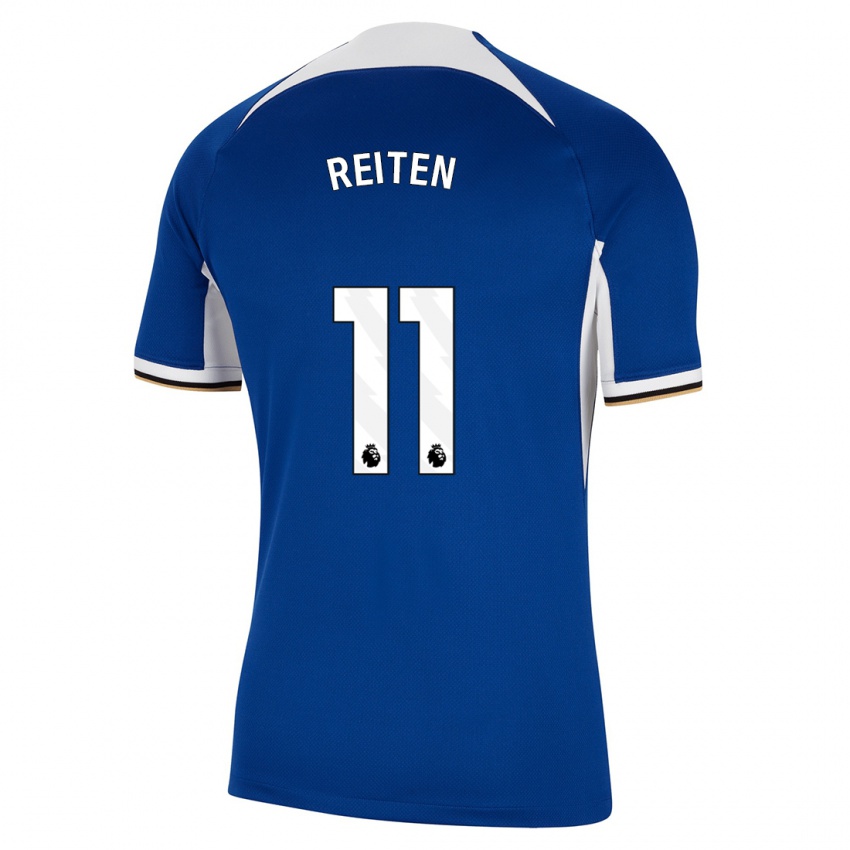 Dzieci Guro Reiten #11 Niebieski Domowa Koszulka 2023/24 Koszulki Klubowe