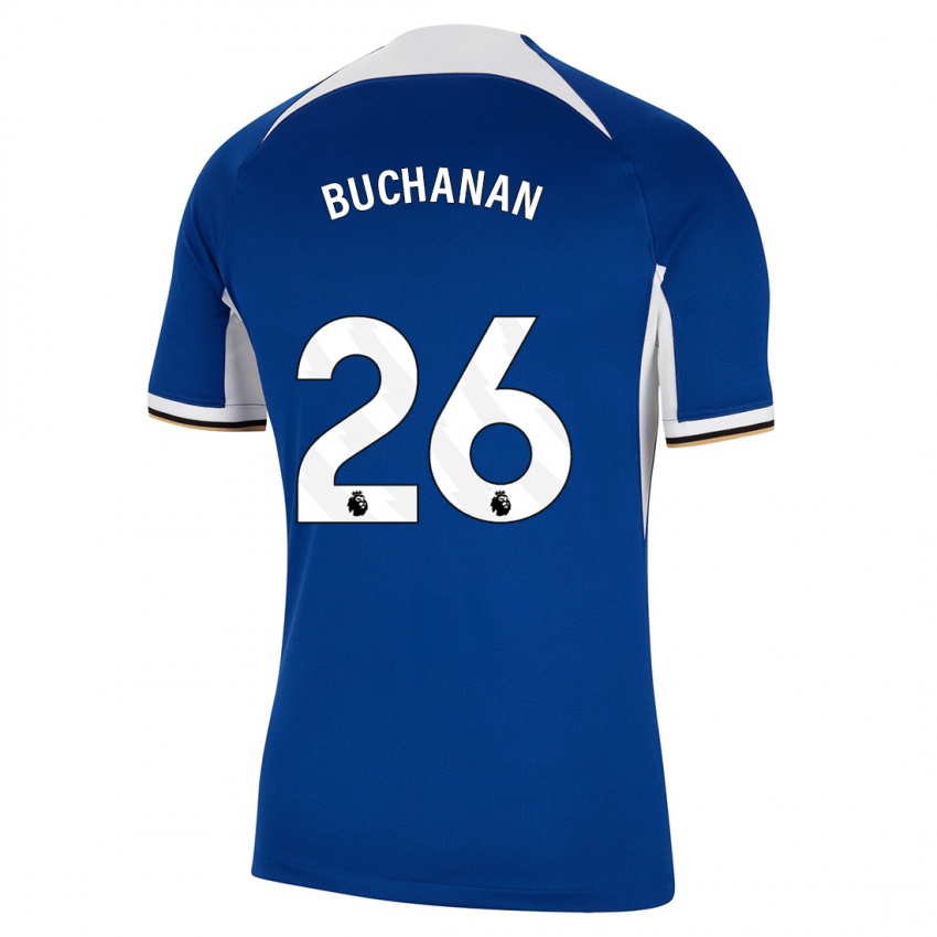 Dzieci Kadeisha Buchanan #26 Niebieski Domowa Koszulka 2023/24 Koszulki Klubowe