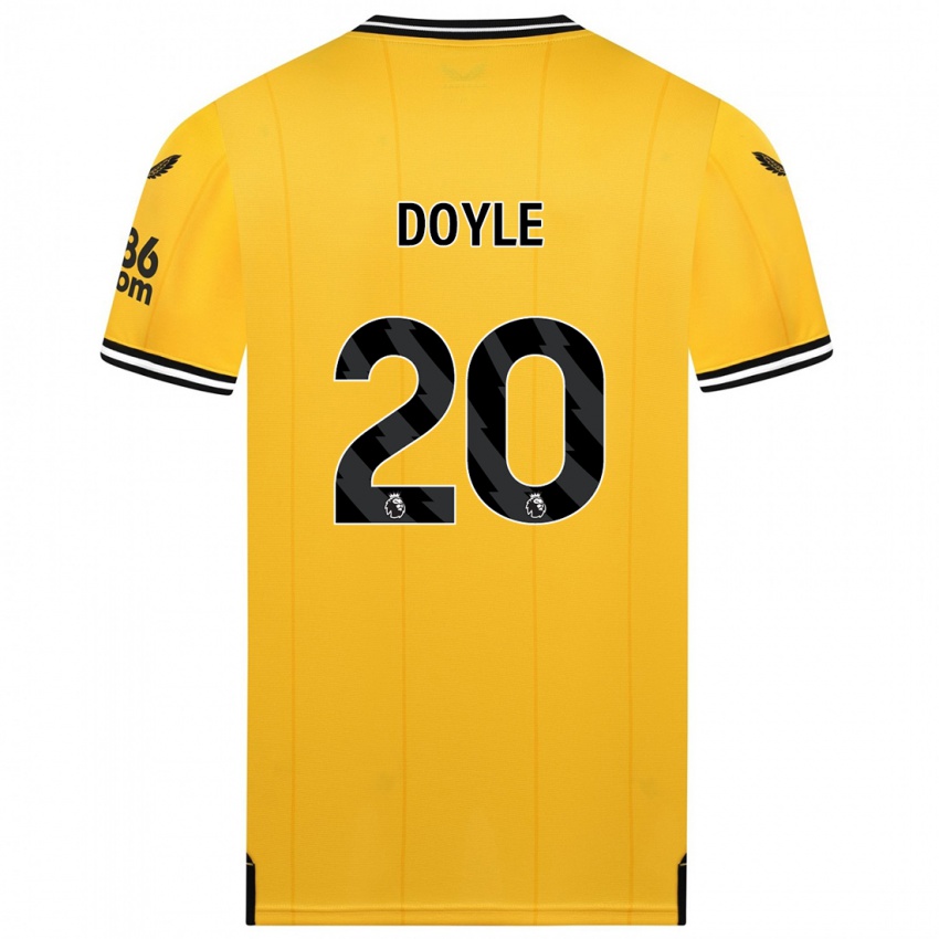 Dzieci Tommy Doyle #20 Żółty Domowa Koszulka 2023/24 Koszulki Klubowe