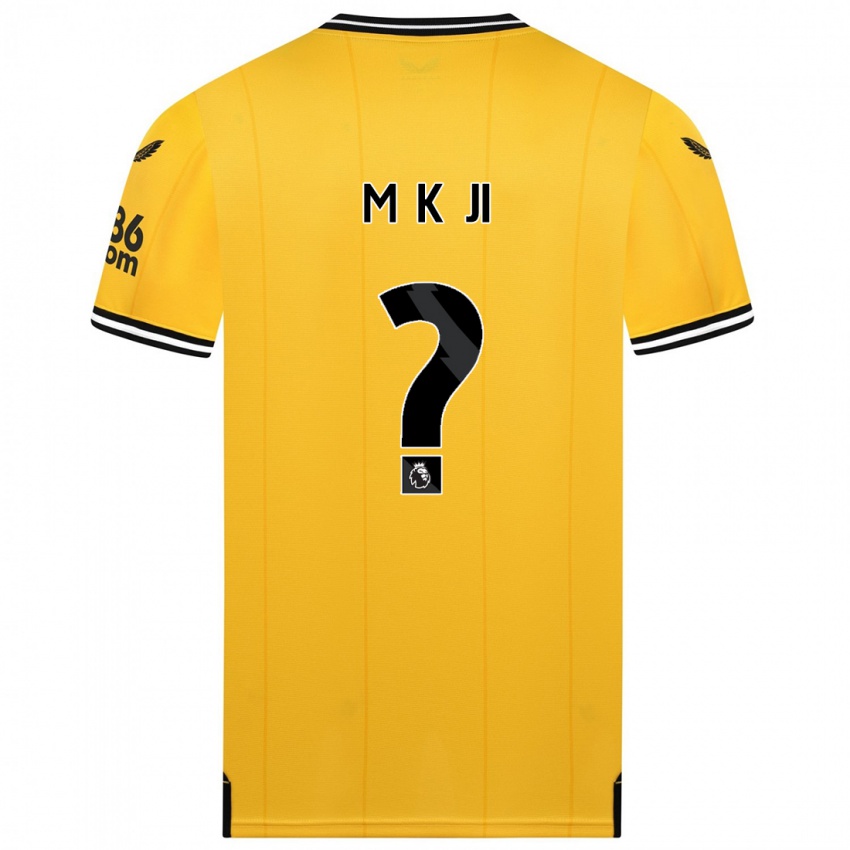 Dzieci Min-Kyu Ji #0 Żółty Domowa Koszulka 2023/24 Koszulki Klubowe