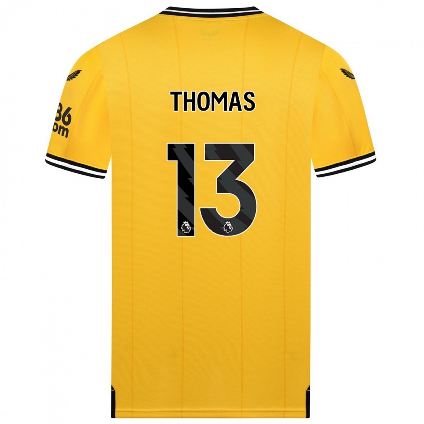 Dzieci Bec Thomas #13 Żółty Domowa Koszulka 2023/24 Koszulki Klubowe