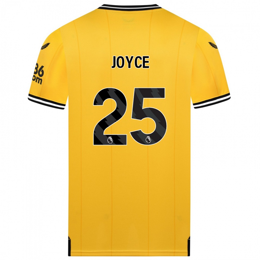 Dzieci Leonie Joyce #25 Żółty Domowa Koszulka 2023/24 Koszulki Klubowe