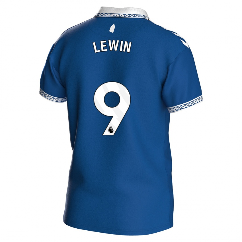 Dzieci Dominic Calvert-Lewin #9 Królewski Niebieski Domowa Koszulka 2023/24 Koszulki Klubowe