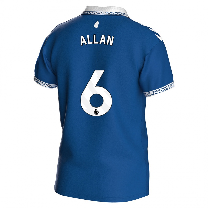 Dzieci Allan #6 Królewski Niebieski Domowa Koszulka 2023/24 Koszulki Klubowe