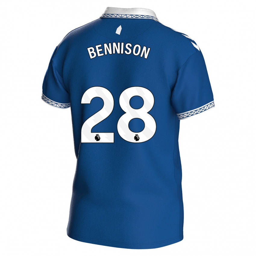 Dzieci Hanna Bennison #28 Królewski Niebieski Domowa Koszulka 2023/24 Koszulki Klubowe