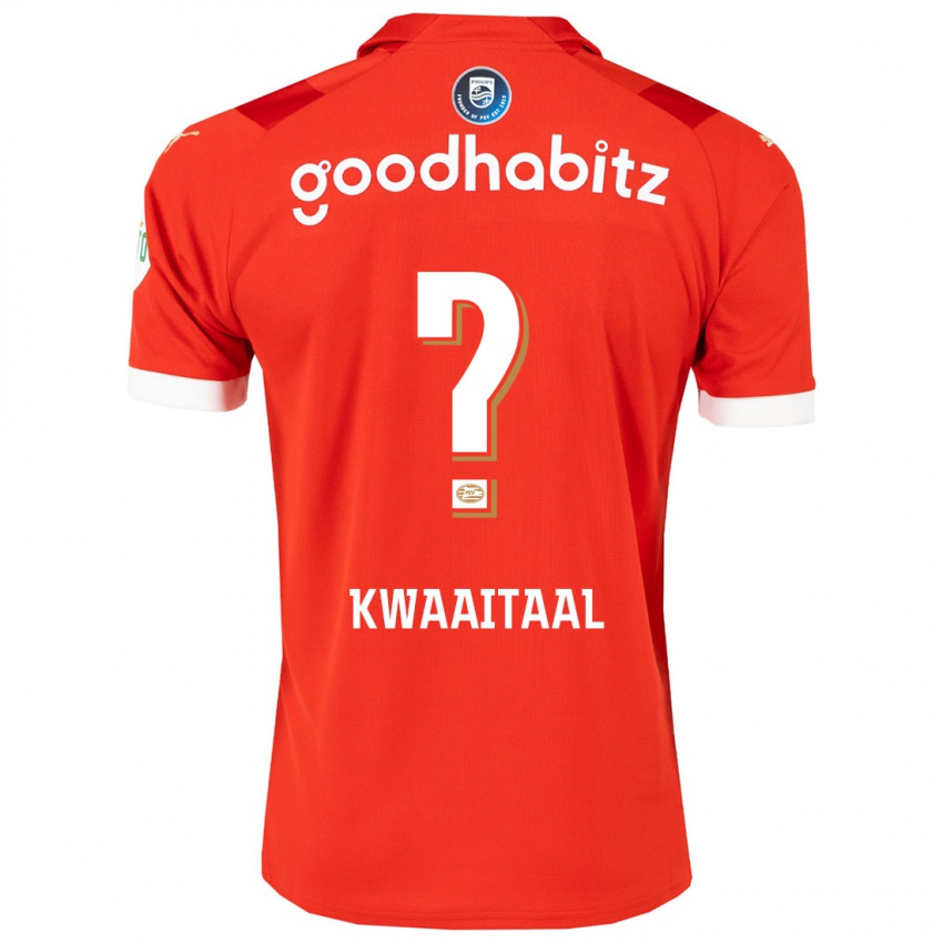 Dzieci Julian Kwaaitaal #0 Czerwony Domowa Koszulka 2023/24 Koszulki Klubowe