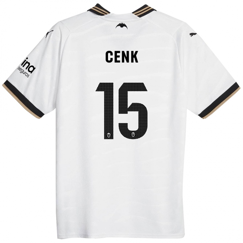 Dzieci Cenk Ozkacar #15 Biały Domowa Koszulka 2023/24 Koszulki Klubowe