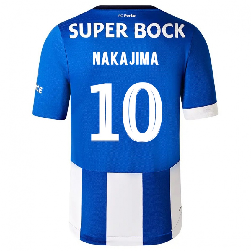 Dzieci Shoya Nakajima #10 Niebiesko Biały Domowa Koszulka 2023/24 Koszulki Klubowe