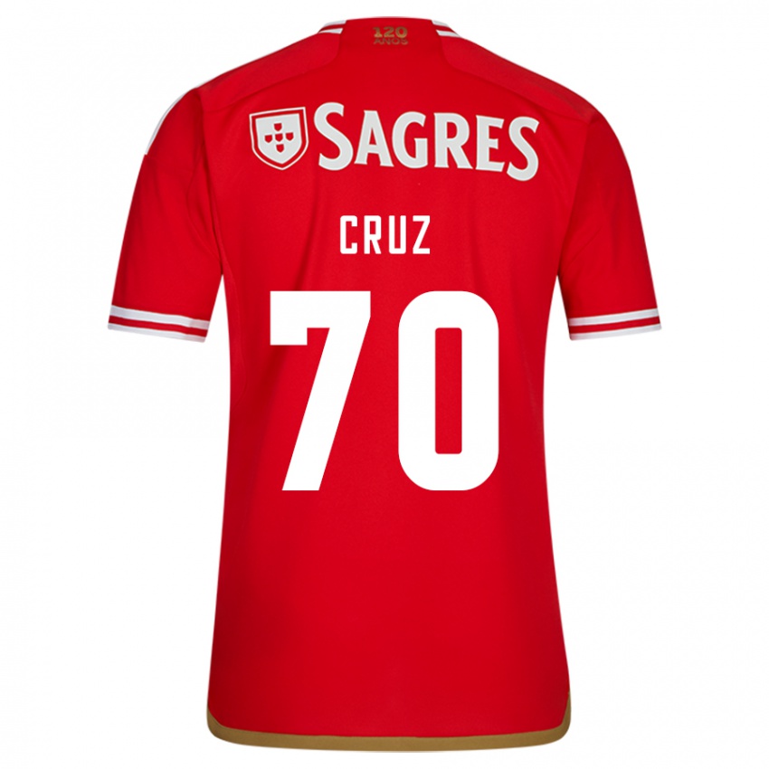 Dzieci Filipe Cruz #70 Czerwony Domowa Koszulka 2023/24 Koszulki Klubowe