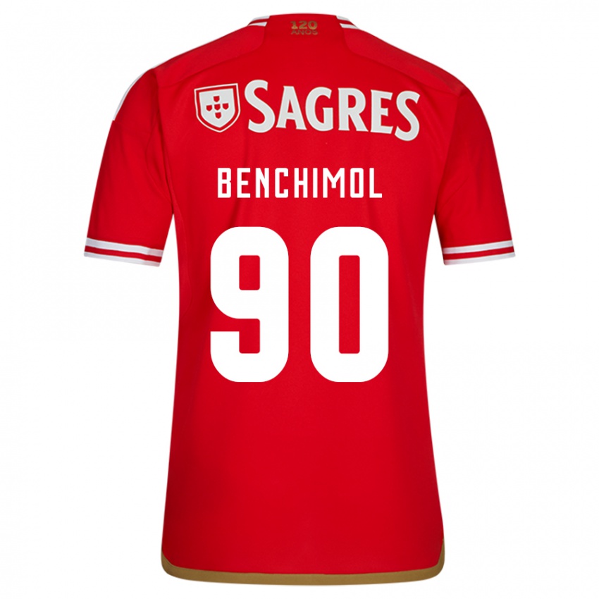 Dzieci Benchimol #90 Czerwony Domowa Koszulka 2023/24 Koszulki Klubowe