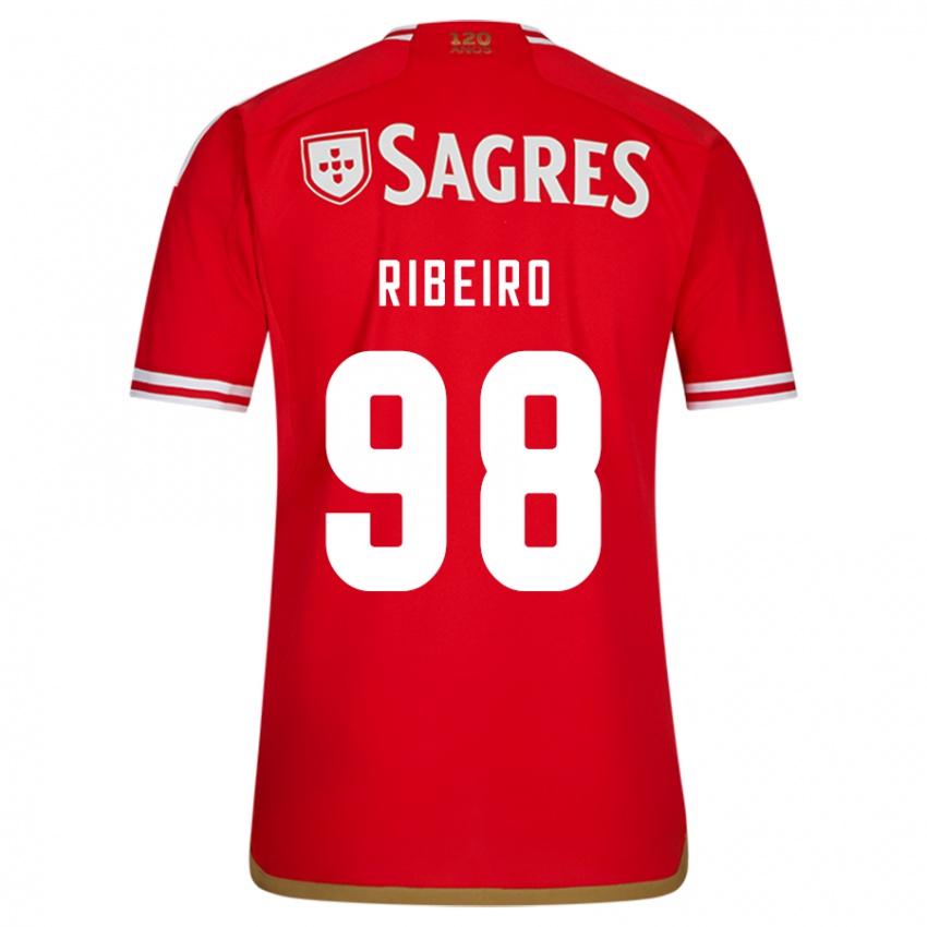 Dzieci Ricardo Ribeiro #98 Czerwony Domowa Koszulka 2023/24 Koszulki Klubowe