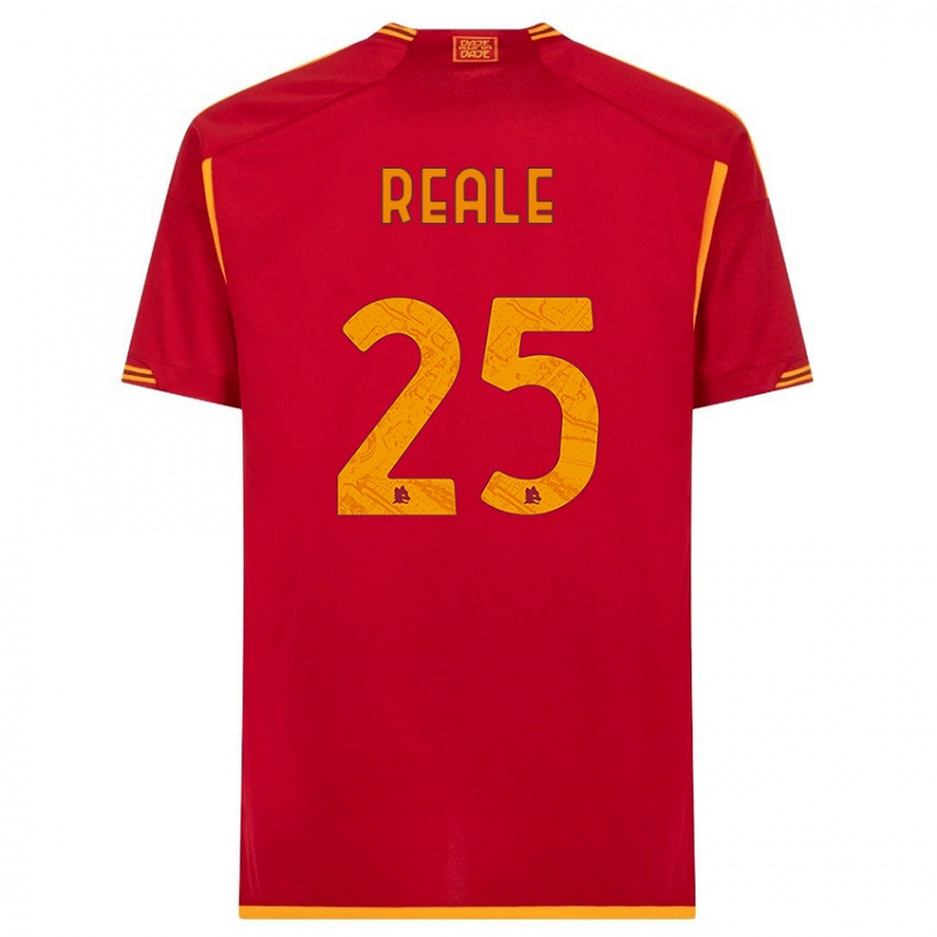 Dzieci Filippo Reale #25 Czerwony Domowa Koszulka 2023/24 Koszulki Klubowe