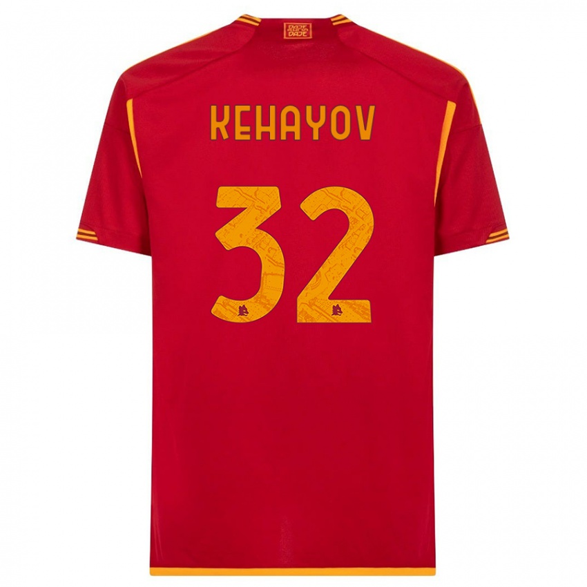 Dzieci Atanas Kehayov #32 Czerwony Domowa Koszulka 2023/24 Koszulki Klubowe