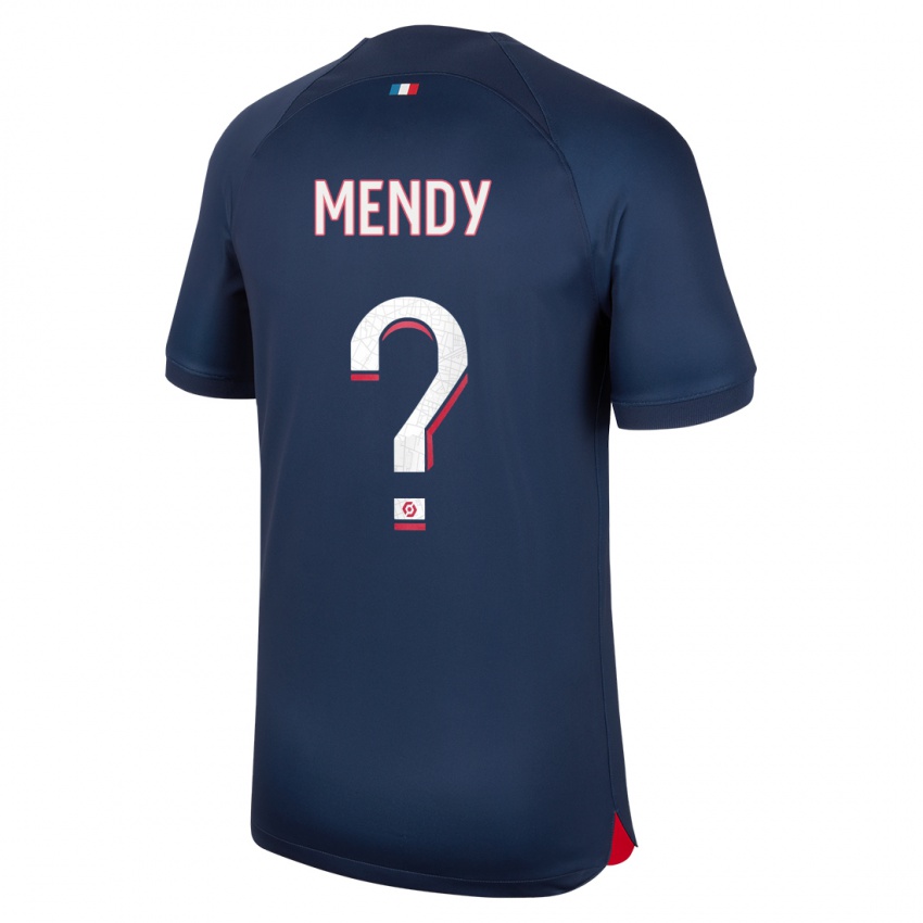 Dzieci Tony Mendy #0 Niebieski Czerwony Domowa Koszulka 2023/24 Koszulki Klubowe