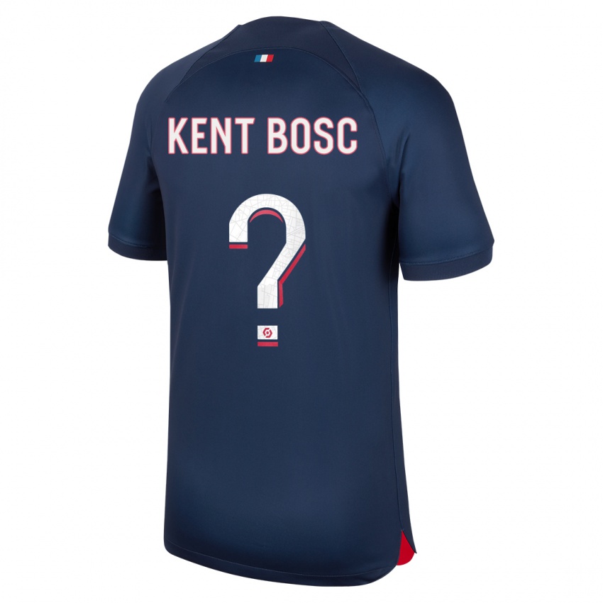 Dzieci Lou Kent Bosc #0 Niebieski Czerwony Domowa Koszulka 2023/24 Koszulki Klubowe