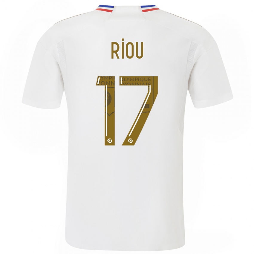 Dzieci Remy Riou #17 Biały Domowa Koszulka 2023/24 Koszulki Klubowe