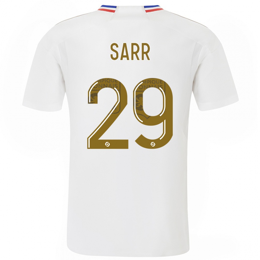Dzieci Mamadou Sarr #29 Biały Domowa Koszulka 2023/24 Koszulki Klubowe