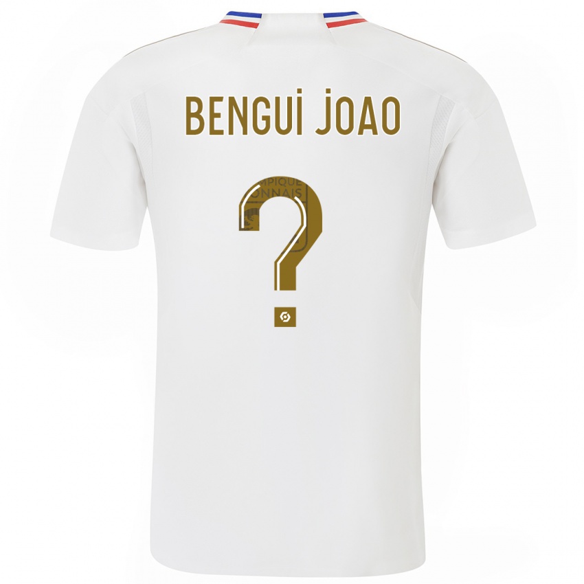 Dzieci Justin Bengui Joao #0 Biały Domowa Koszulka 2023/24 Koszulki Klubowe