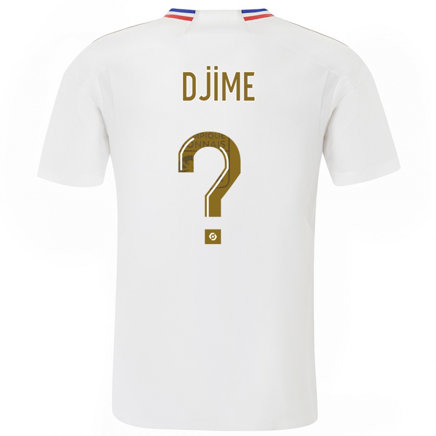 Dzieci Ahmed Djime #0 Biały Domowa Koszulka 2023/24 Koszulki Klubowe