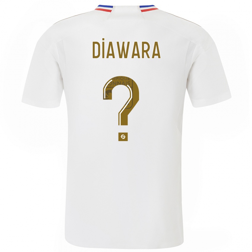 Dzieci Mahamadou Diawara #0 Biały Domowa Koszulka 2023/24 Koszulki Klubowe