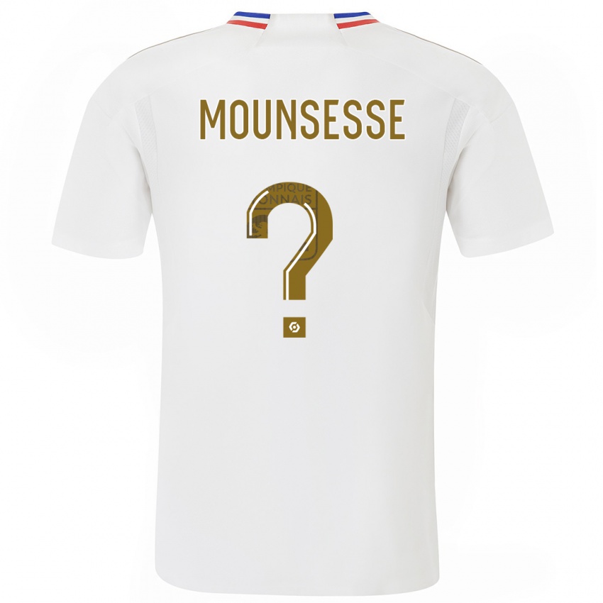 Dzieci Jeremy Mounsesse #0 Biały Domowa Koszulka 2023/24 Koszulki Klubowe