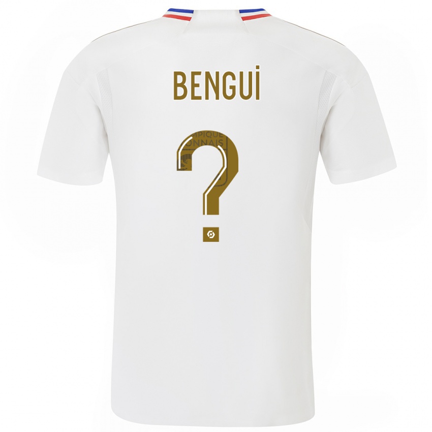 Dzieci Justin Bengui #0 Biały Domowa Koszulka 2023/24 Koszulki Klubowe