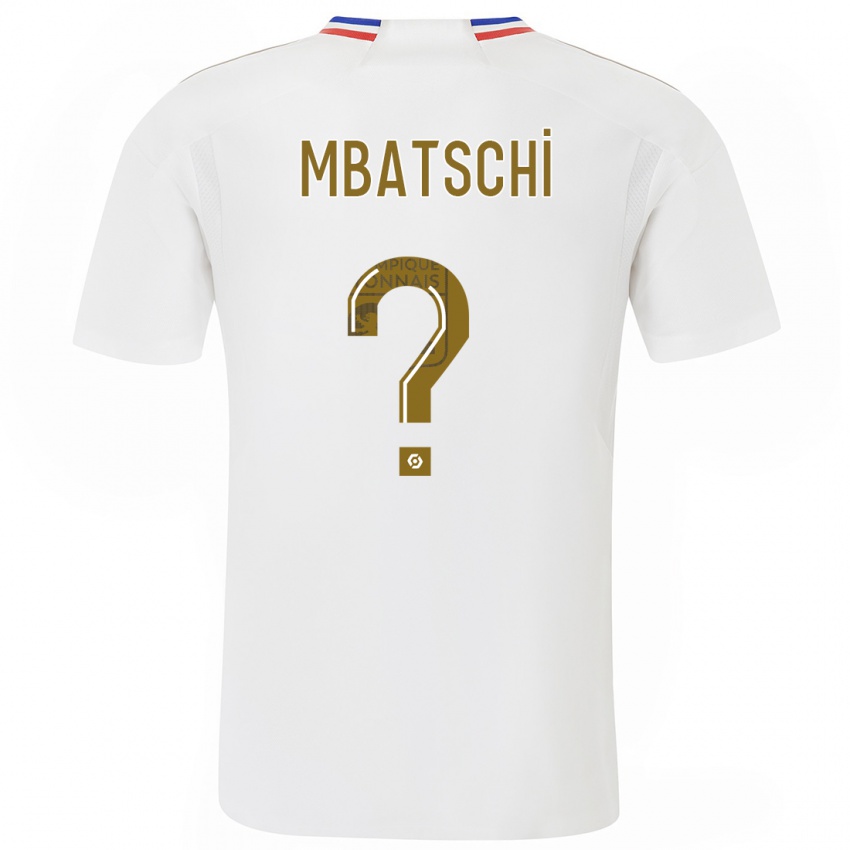 Dzieci Prince Mbatschi #0 Biały Domowa Koszulka 2023/24 Koszulki Klubowe