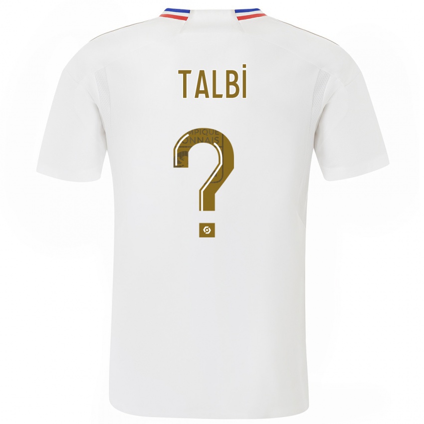 Dzieci Ryad Talbi #0 Biały Domowa Koszulka 2023/24 Koszulki Klubowe