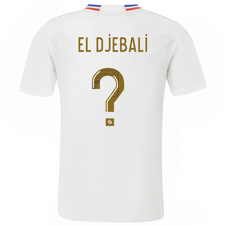 Dzieci Rayan El Djebali #0 Biały Domowa Koszulka 2023/24 Koszulki Klubowe