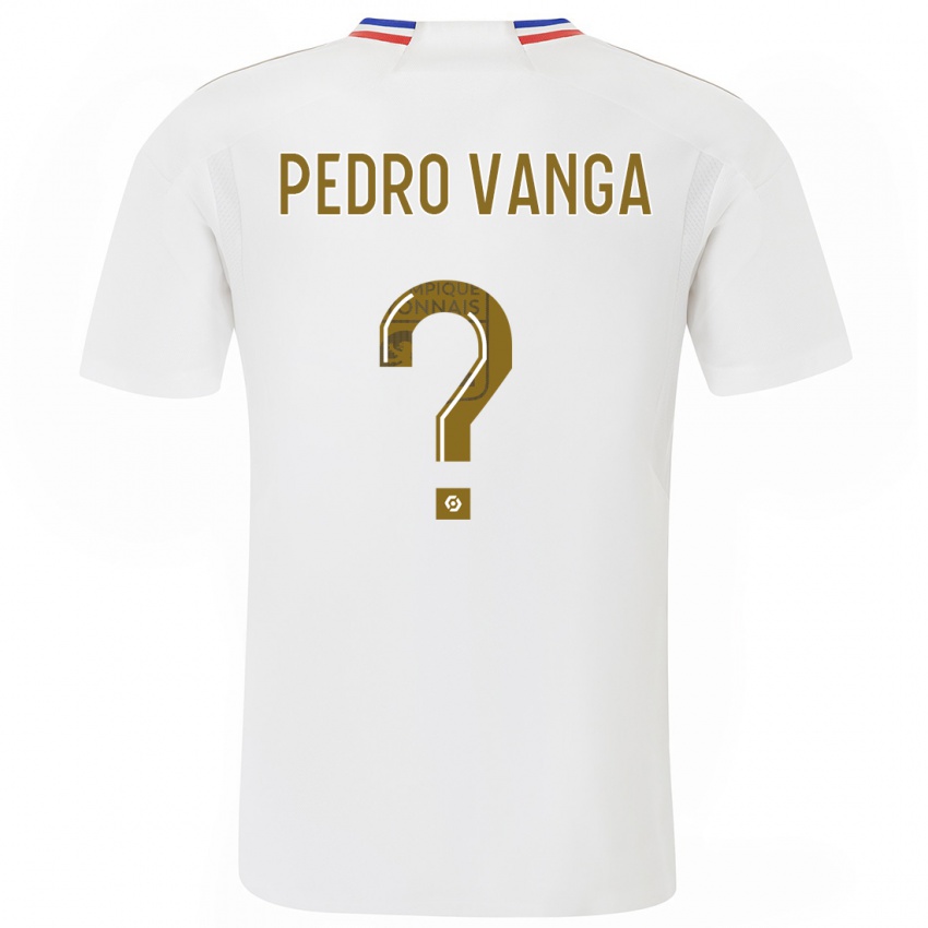 Dzieci Emerson Pedro Vanga #0 Biały Domowa Koszulka 2023/24 Koszulki Klubowe