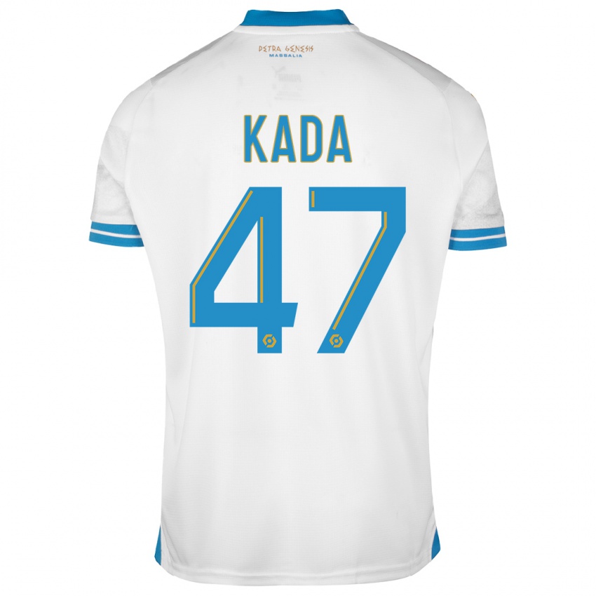 Dzieci Joakim Kada #47 Biały Domowa Koszulka 2023/24 Koszulki Klubowe