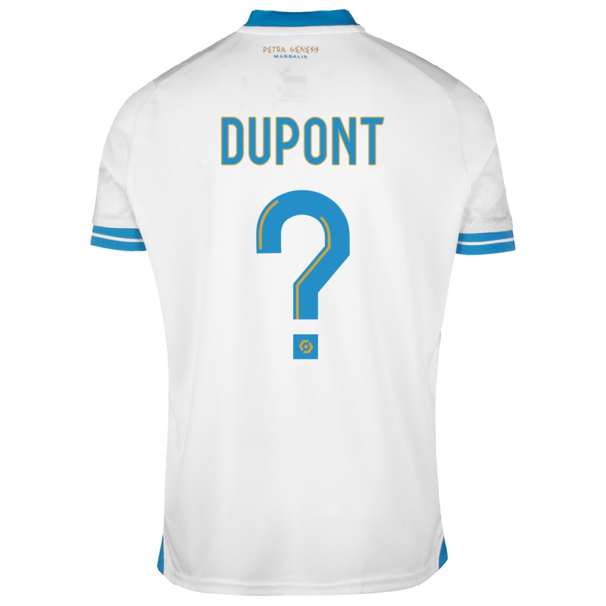 Dzieci Hugo Dupont #0 Biały Domowa Koszulka 2023/24 Koszulki Klubowe