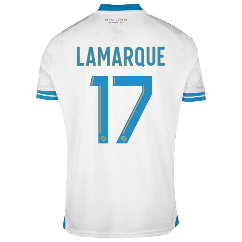 Dzieci Alais Lamarque #17 Biały Domowa Koszulka 2023/24 Koszulki Klubowe