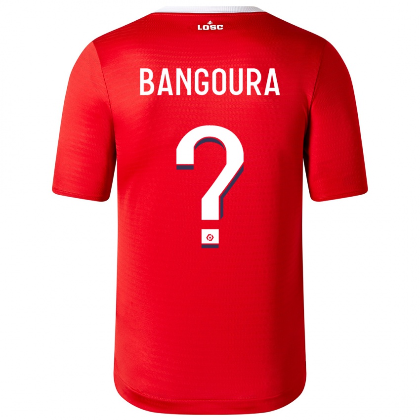 Dzieci Abdoulaye Zakha Bangoura #0 Czerwony Domowa Koszulka 2023/24 Koszulki Klubowe