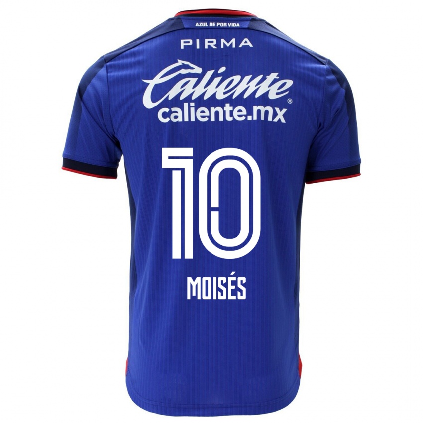 Dzieci Moisés Vieira #10 Niebieski Domowa Koszulka 2023/24 Koszulki Klubowe