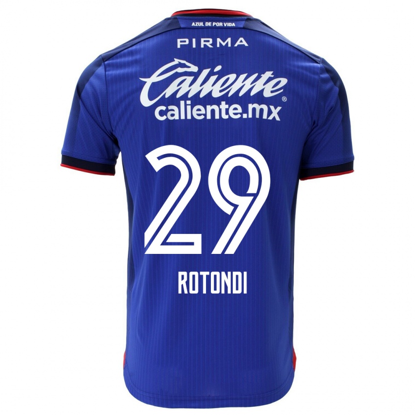 Dzieci Carlos Rotondi #29 Niebieski Domowa Koszulka 2023/24 Koszulki Klubowe