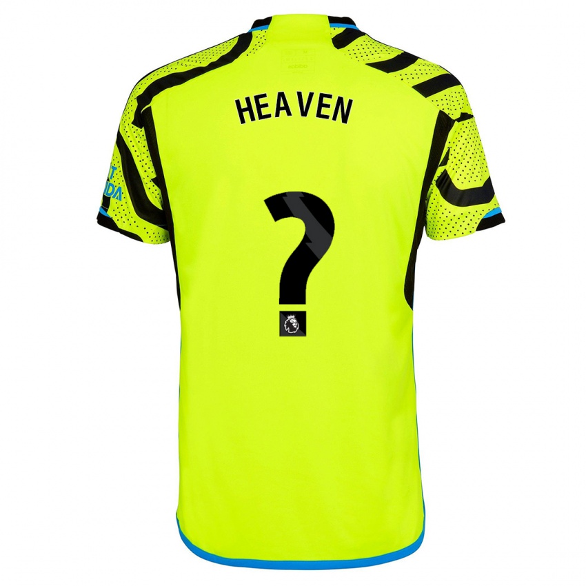 Dzieci Ayden Heaven #0 Żółty Wyjazdowa Koszulka 2023/24 Koszulki Klubowe