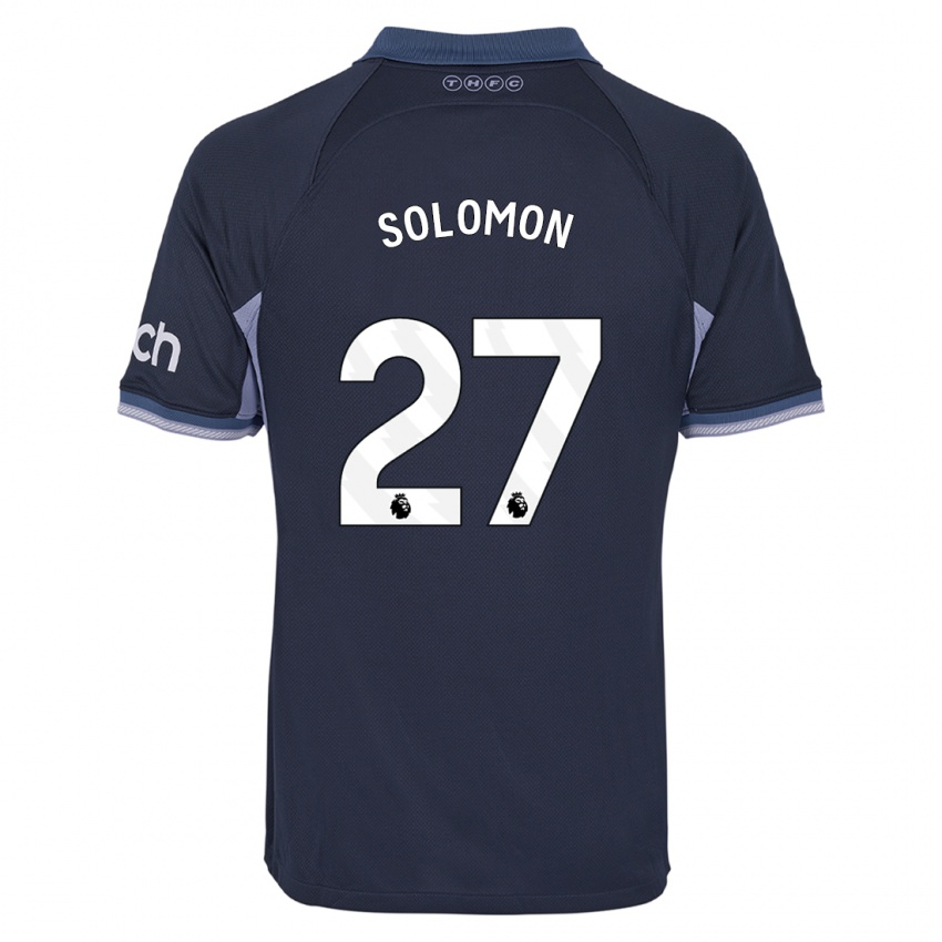 Dzieci Manor Solomon #27 Ciemny Niebieski Wyjazdowa Koszulka 2023/24 Koszulki Klubowe